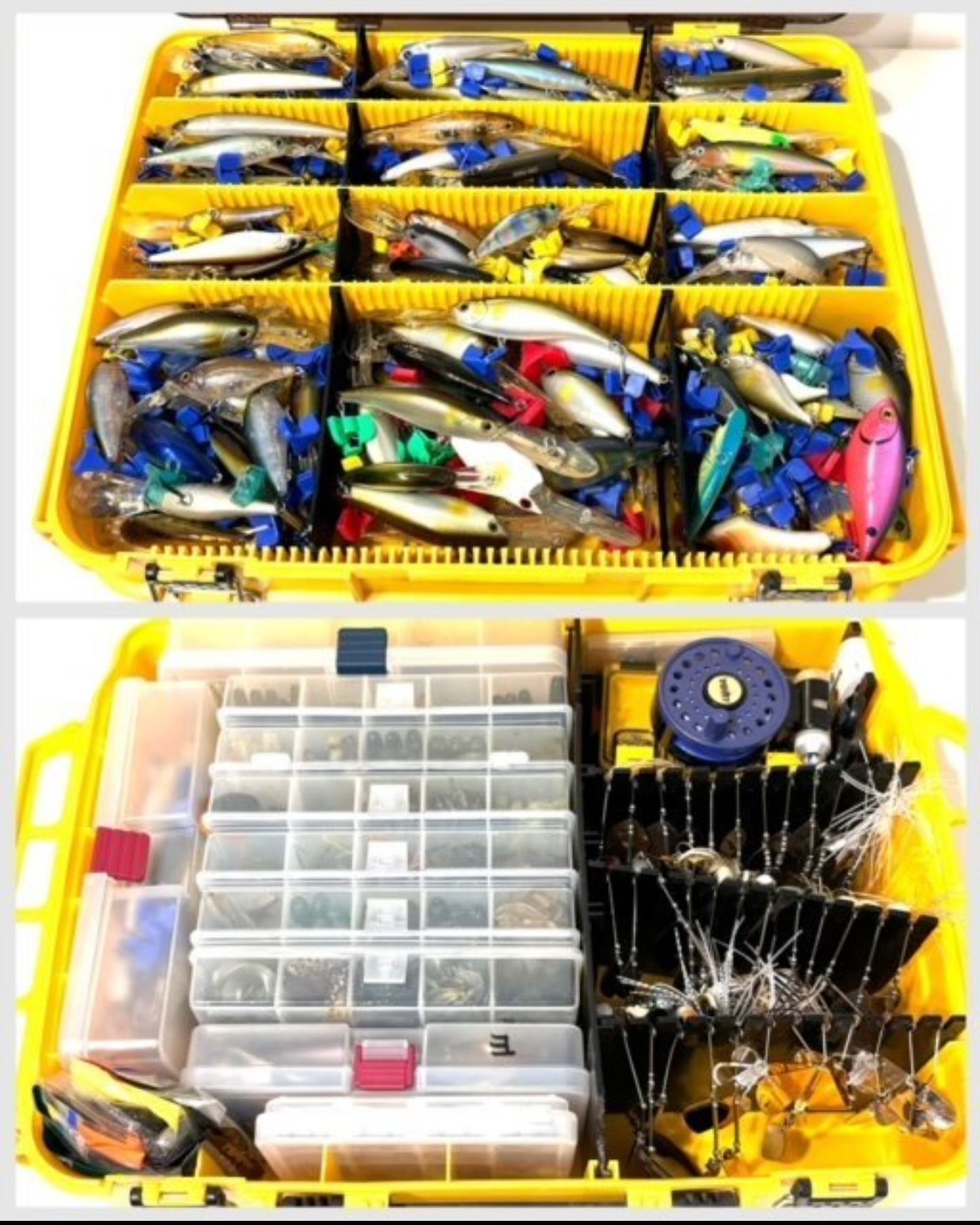 釣具大量まとめを出品中️ ボックス付きなのでそのまま持ち運びができ 